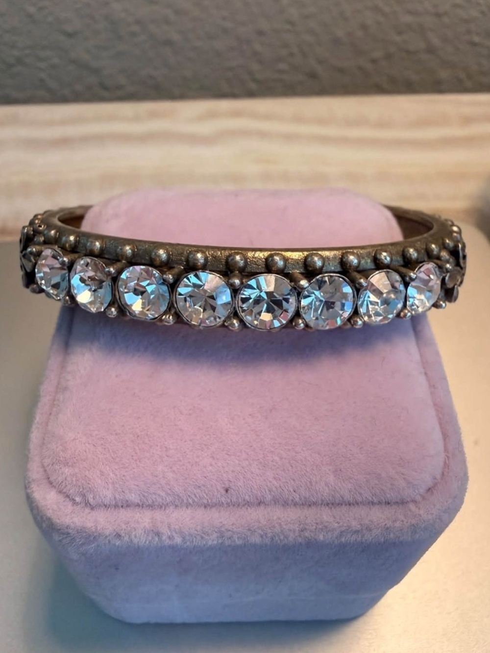 French Kande Antique Silver Bangle
